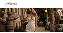 Desktop Screenshot of bridesbyfrancesca.com.au